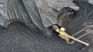 Coal mine pit