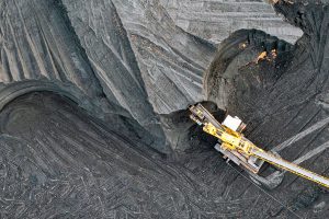 Coal mine pit