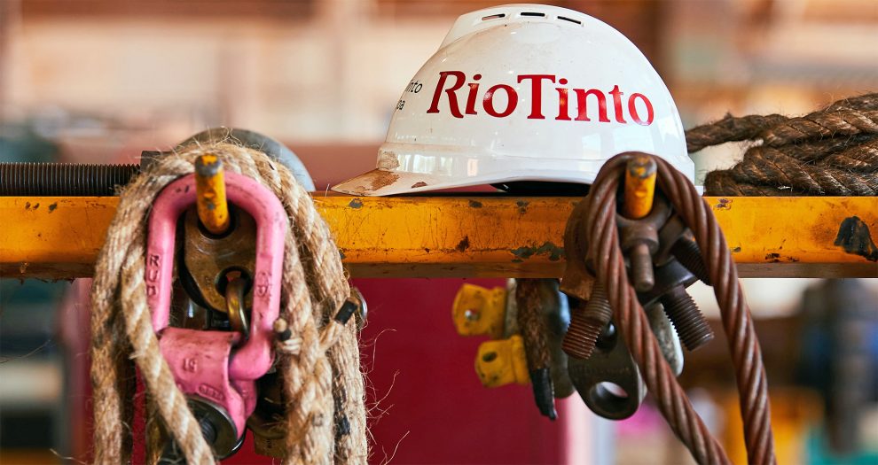 Rio Tinto safety equipment